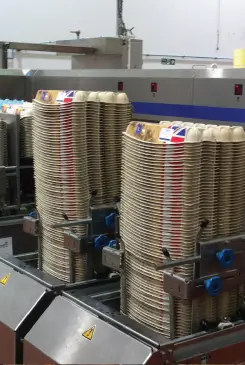 Egg box packing machine
